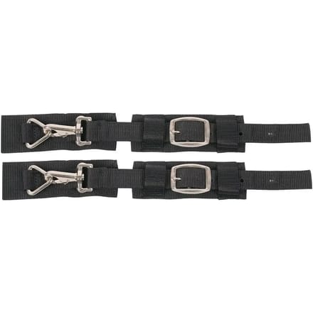 Harry's Horse Set dubbele snelsluitingen voor winterdekens One Size Zwart