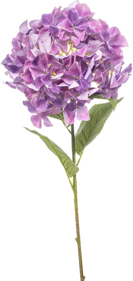 Emerald - Kunstbloem Hortensia XL paars 90cm - Kunstplant voor binnen