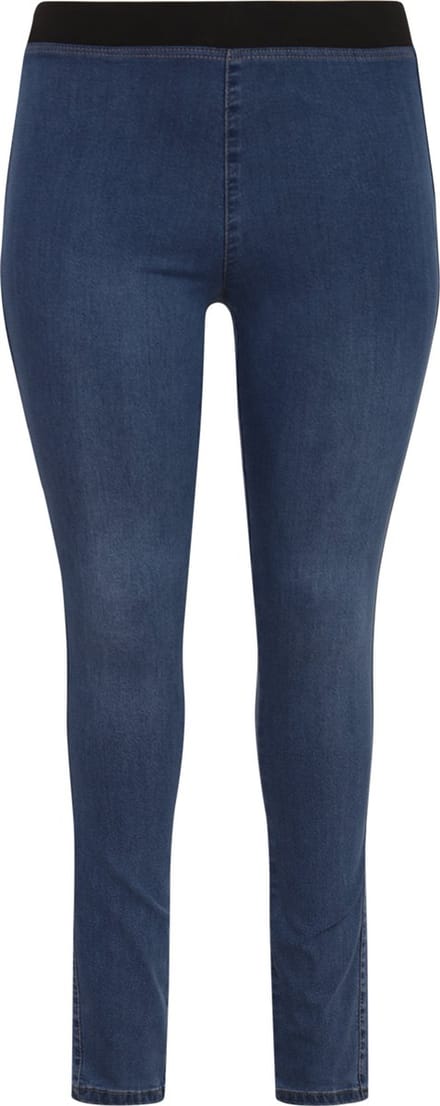 YOEK Dames Jeans met een elastieken tailleband