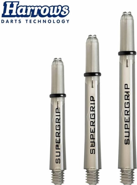 Harrows Supergrip Smokey Black - Dart Shafts