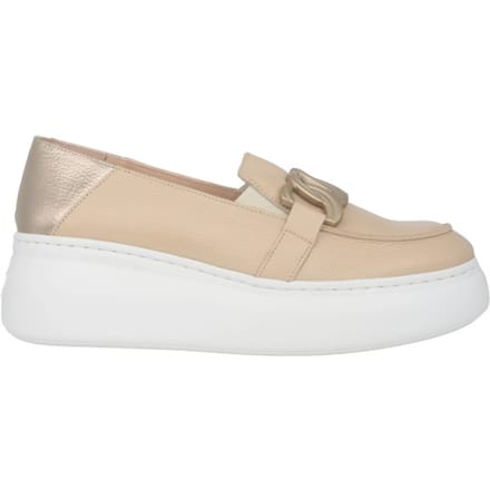 Wonders Begin - dames instapper - Beige - maat 41 (EU) 8 (UK)