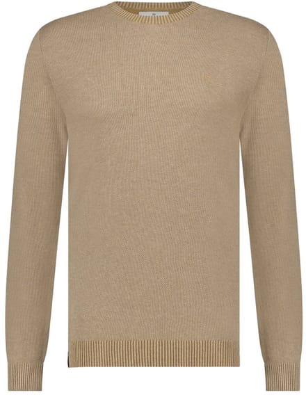 Pullover Round Neck Premium Structure Beige (41.1162 - 148)