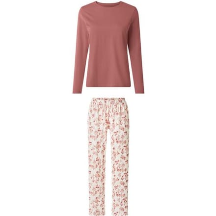 ESMARA Dames pyjama (Lichtroze, S (36/38))
