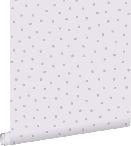 ESTAhome behang stippen lila paars - 53 cm x 10.05 m - 139724