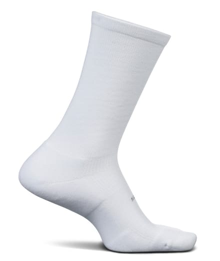 Feetures - High Performance Cushion Crew - White - Wit / MEDIUM