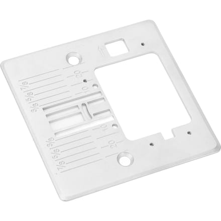 Plaque à aiguille de machine à coudre Acier Q235 Plaque à gorge Remplacement pour 3321 3323 Talent Accessoire de couture white