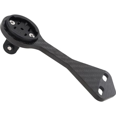 Support de potence avant en fibre de carbone pour ordinateur de vélo de guidon léger pour GARMIN black