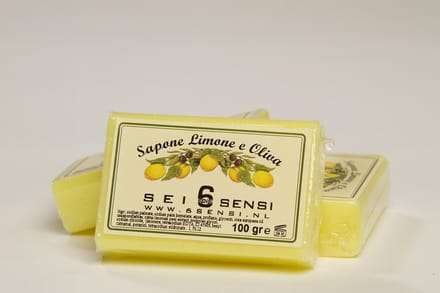 6Sensi - 100 gram zeep met Olijfolie & Citroen