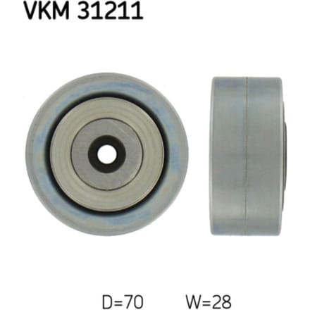 Rondsel/geleiderpoelie, V-riem SKF VKM 31211