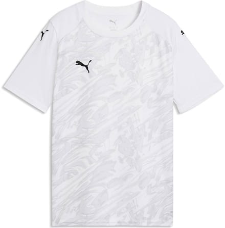 Puma Teamfinal Graphic Shirt Korte Mouw Kinderen - Wit | Maat: 164