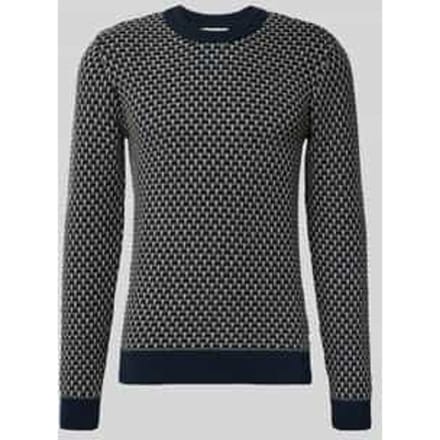 Gebreide pullover met ronde hals, model 'DONG'