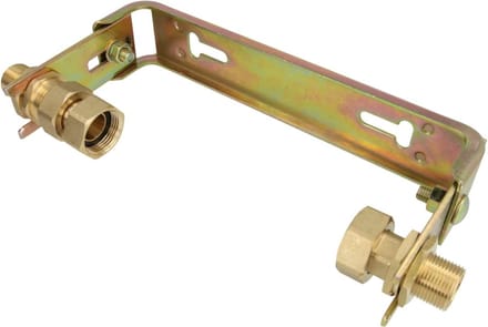 Watermeter beugel verzinkt 1" x 1" - verstelbaar