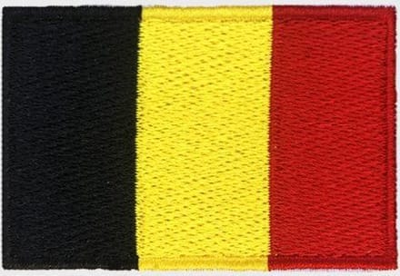 Patchy® – Belgische Vlag Strijk Embleem Patch 6.5 x 4 cm