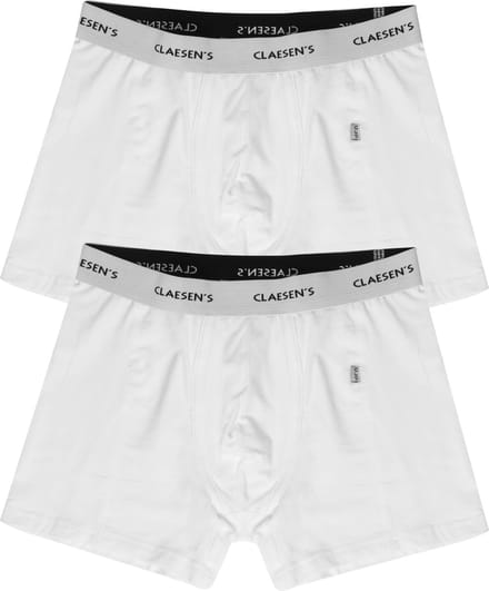 Claesen's® - Heren Boxershort Wit 2-packCL 2064-White-S