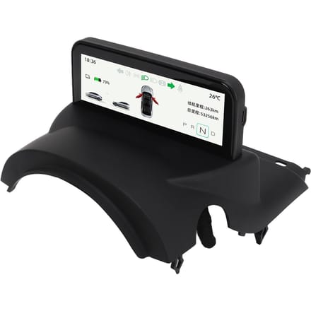 HUD Snelheidsmeter Display Scherm 4,6 inch 256 MB HD LCD Vervanging voor Tesla Model 3 Y black