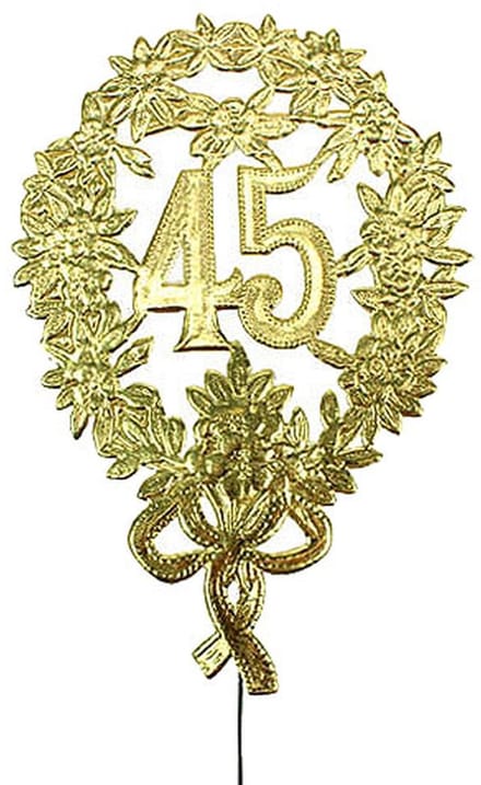 Jubileumnummer 45 Ø8cm 10st
