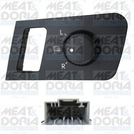 Schakelaar, spiegelverstelling MEAT & DORIA 206029