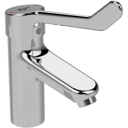 Ideal Standard 2 basin mixer with hospital lever, without metal drain BC098AA