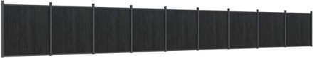 vidaXL - Schuttingpaneel - 1564x186 - cm - HKC - grijs