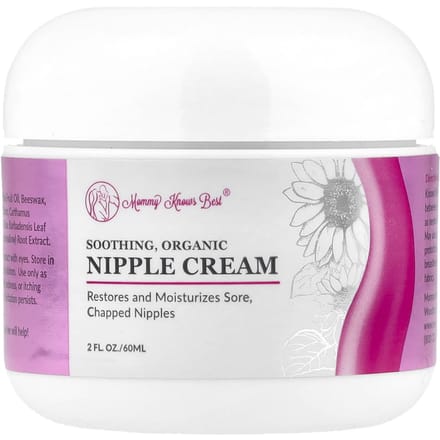 Kalmerende, Biologische Tepelcrème, 60 ml (2 fl oz) white
