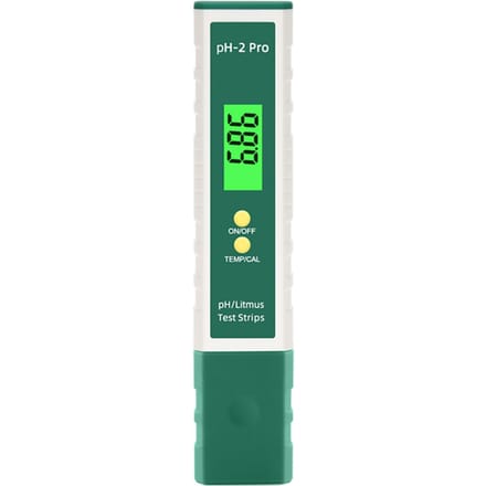 pH-2 Pro Waterkwaliteitspen Digitale pH-meter 0.01 Nauwkeurigheid Testerpen -2.00~16.00 Meetbereik groen
