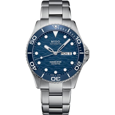 Mido Commander Serie Lange Gangreserve Waterdicht Horloge Automatisch Mechanisch Uurwerk 200 Meter Herenhorloges Blauw M042.430.11.041.00 Regular Watch Box blue