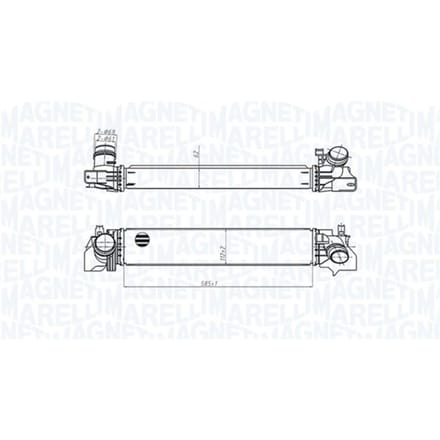 Intercooler MAGNETI MARELLI 351319205540