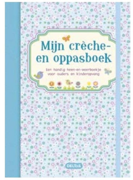 Mijn crèche- en oppasboek (blauw)
