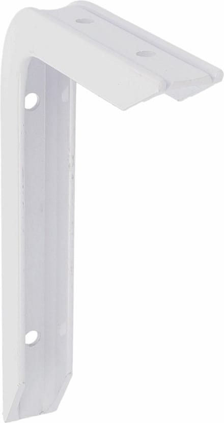AMIG Plankdrager/planksteun van aluminium - gelakt wit - H150 x B100 mm - heavy support - boekenplank steunen
