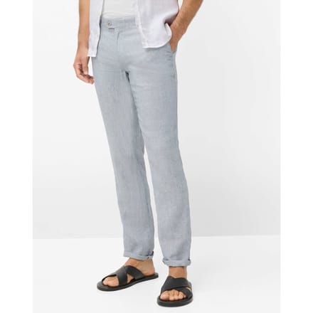 Brax Heren Chino  Style FABIO PLATIN, lichtgrijs, maat 40/32