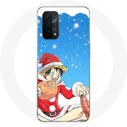 Coque pour Oppo A74 Anime One Piece Luffy Le jour de Noël 2023