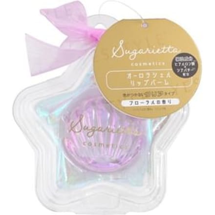 SHOBIDO - Aurora Shell Lip Balm Purple Floral 1 pc