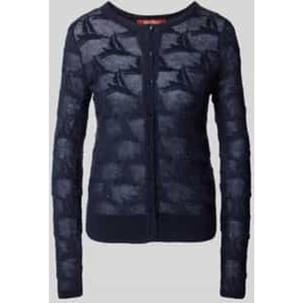 Gebreid jack met bloemenmotief, model 'CURZIO'