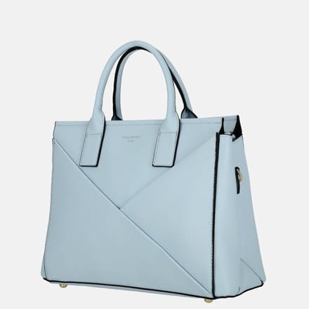 Firenze handtas voorvak light blue