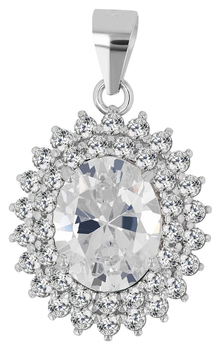 AKZENT Akzent dames hanger "Lani" van 925 Sterlingzilver, gerhodineerd, duurzaam