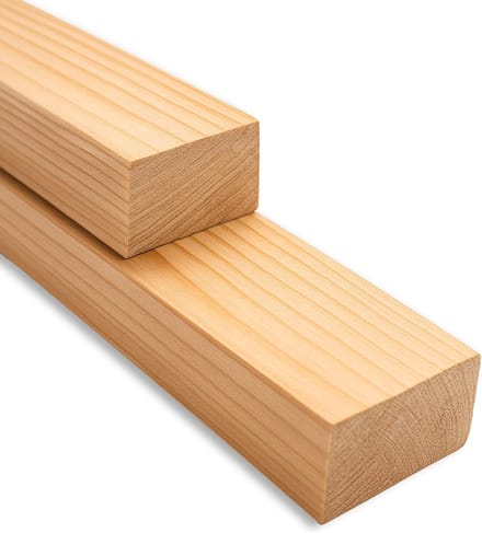 Lariks Kantbalk 35x55mm Hoogte 180cm Glad Geschaafd Constructiehout