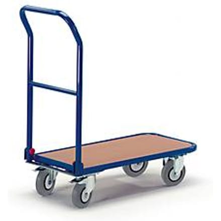 Duwbeugelwagen met inklapbare beugel, 900 x 600 mm