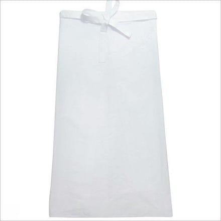Homéé® Kokssloof wit - 100x100cm - 65% Polyester 35% Katoen 240g. p/m²