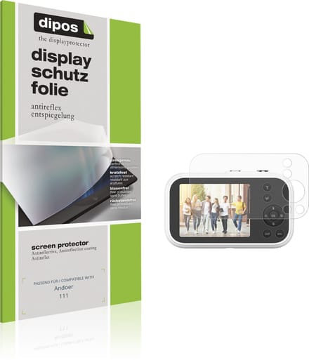 dipos – 4x Matte Beschermfolie geschikt voor Andoer 111 | Krasbestendige & antireflecterende Screenprotector Ultra-Thin