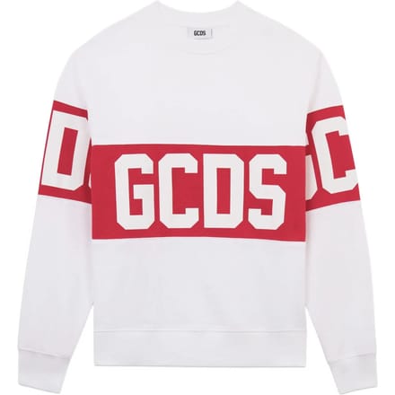 Gcds sweatshirt band logo crew