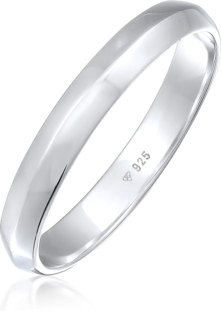 Elli - Ring - Dames Stapelen Ring Engagement Classic Trend in 925 Sterling Zilver - Dames