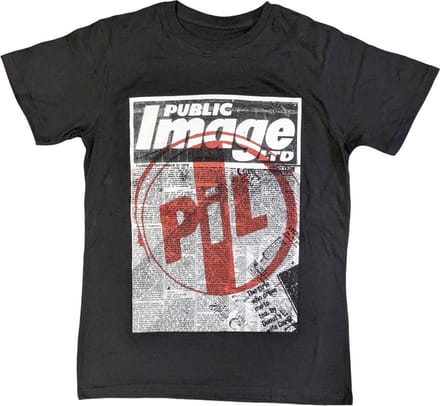 PIL Public Image Ltd - Poster Heren T-shirt - XL - Zwart