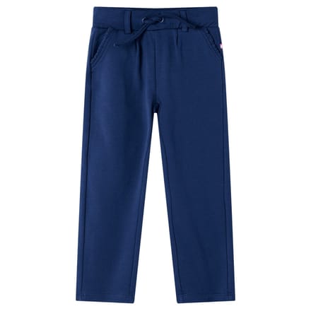 vidaXL Kinderbroek met trekkoord 116 marineblauw