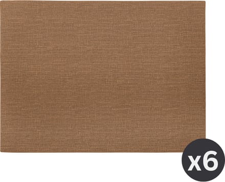 Placemat TRITON, SET/6, 33x45cm, walnut