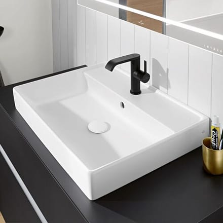 Villeroy & Boch Collaro cabinet washbasin 60 cm, polished, with overflow, 1 tap hole 4A336G01