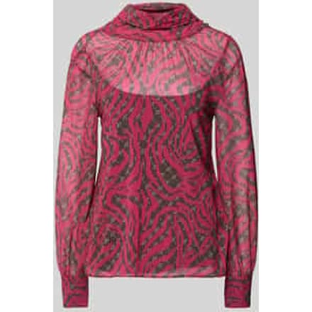 Blouse met opstaande kraag