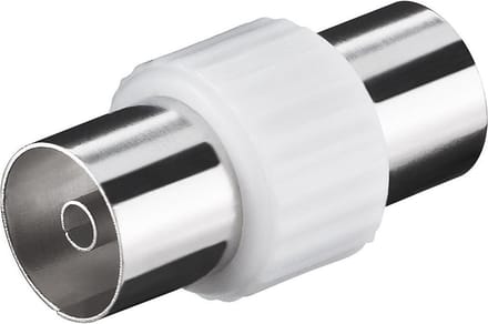 IEC (v) - IEC (v) coax koppelstuk