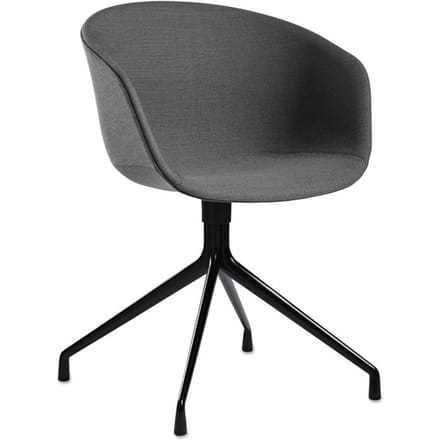 HAY - About a Chair AAC 21 - wit - Kvadrat Hallingdal 130 - grijs gevlekt - 4 - 6 Wochen