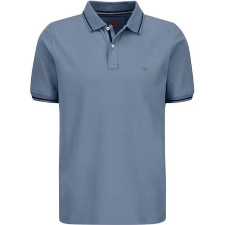 Fynch-Hatton Polo Modern Subtle Contrast Soft Supima Cotton Piqué Night / male