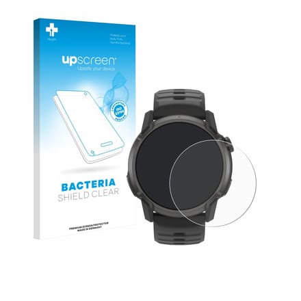 upscreen - Screenprotector voor Coros Apex 4 (42 mm) - Folie Beschermfolie transparant antibacterieel
